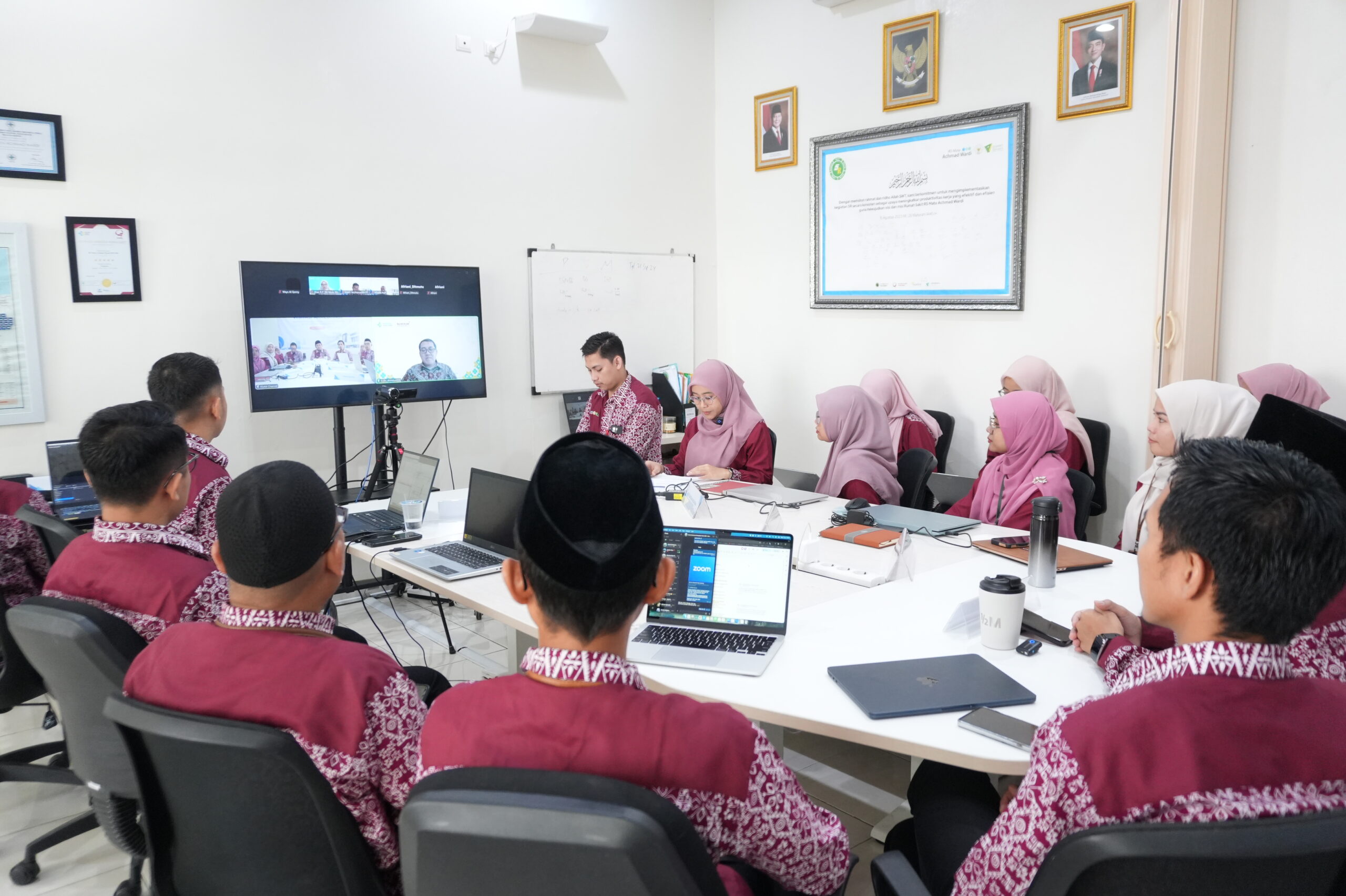 Kegiatan Penilaian Akreditasi Lembaga Diklat Kesehatan Achmad Wardi Training Center oleh Kemenkes RI